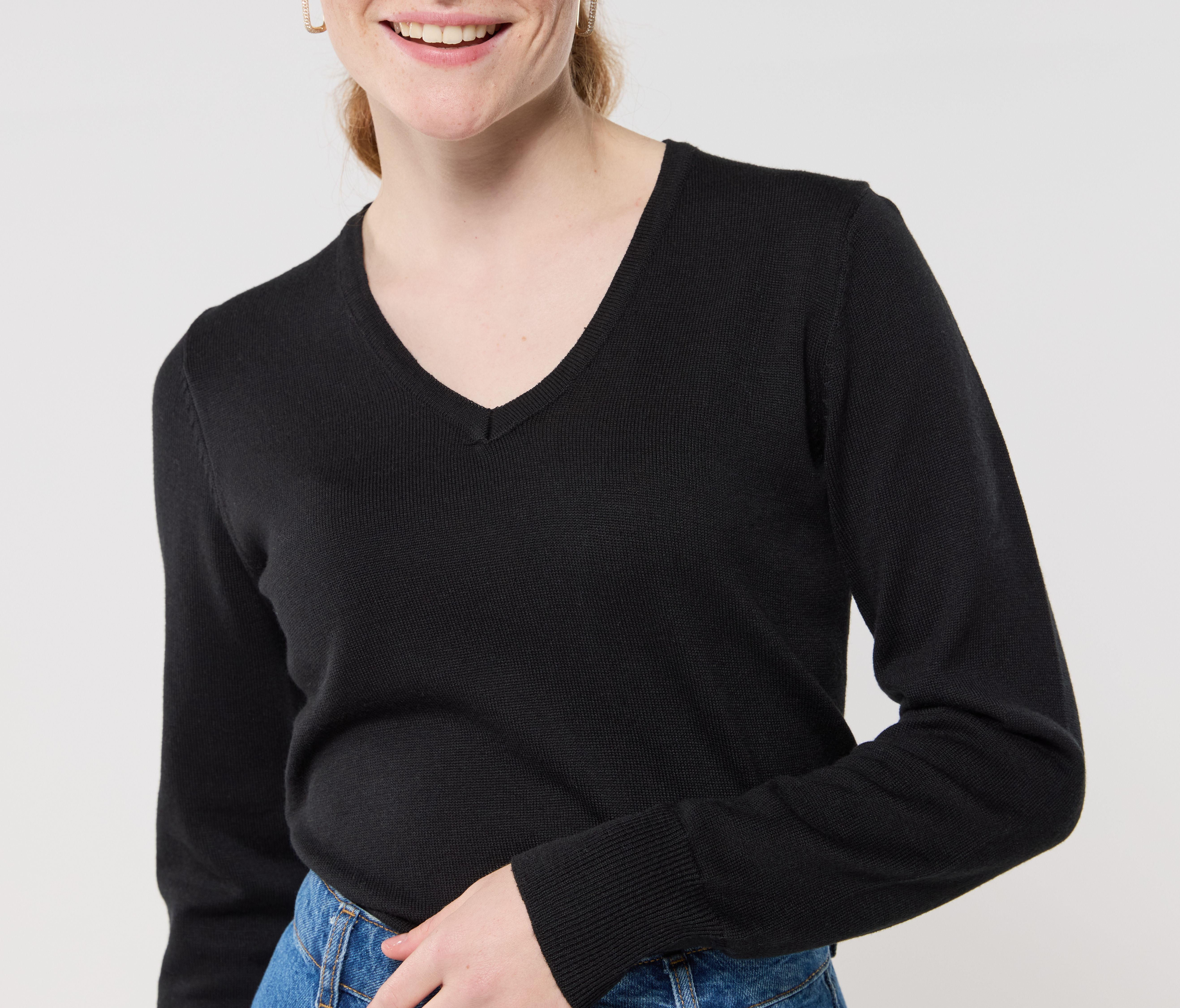 LADIES V NECK