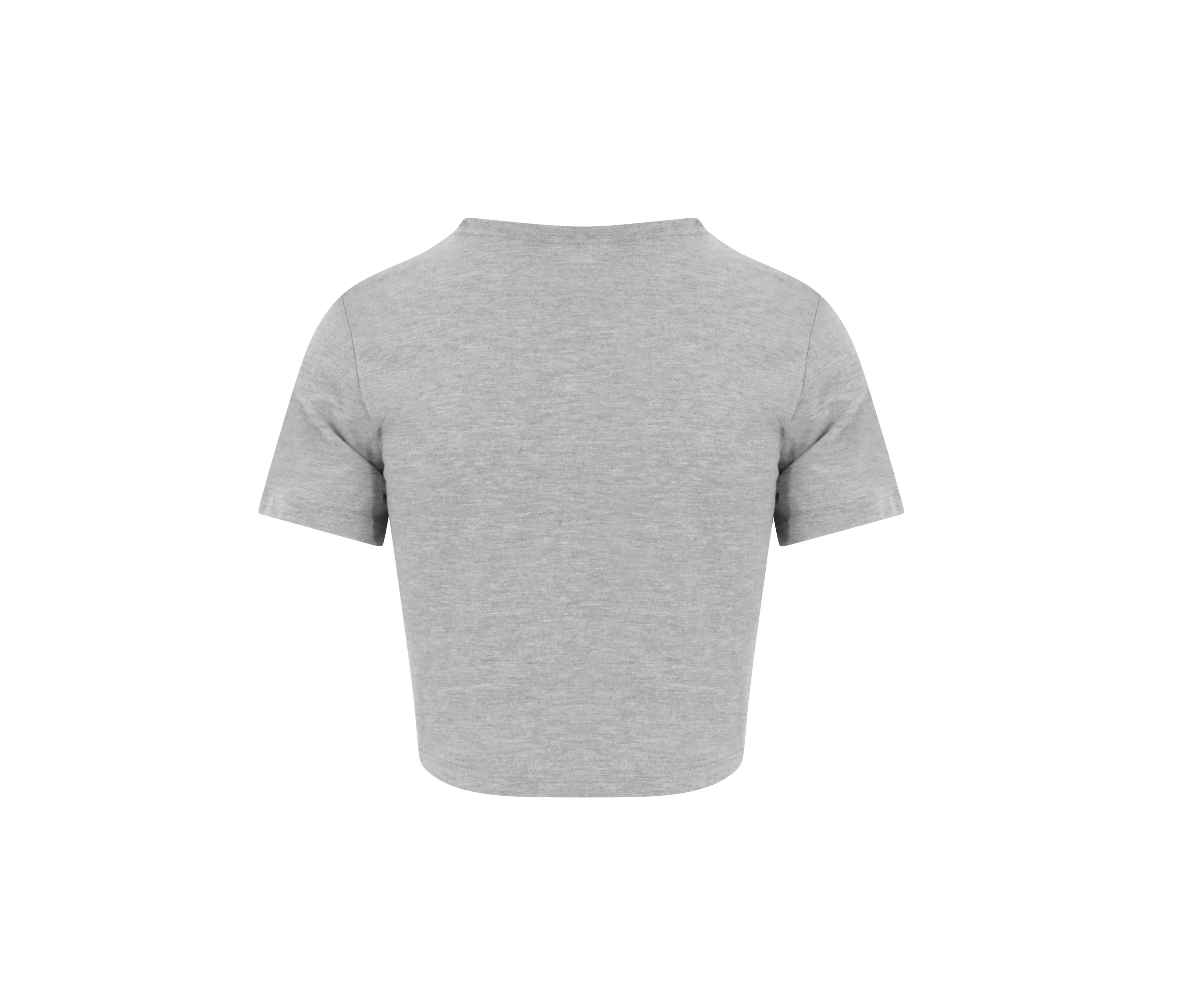 WOMEN' S TRI-BLEND CROPPED T
