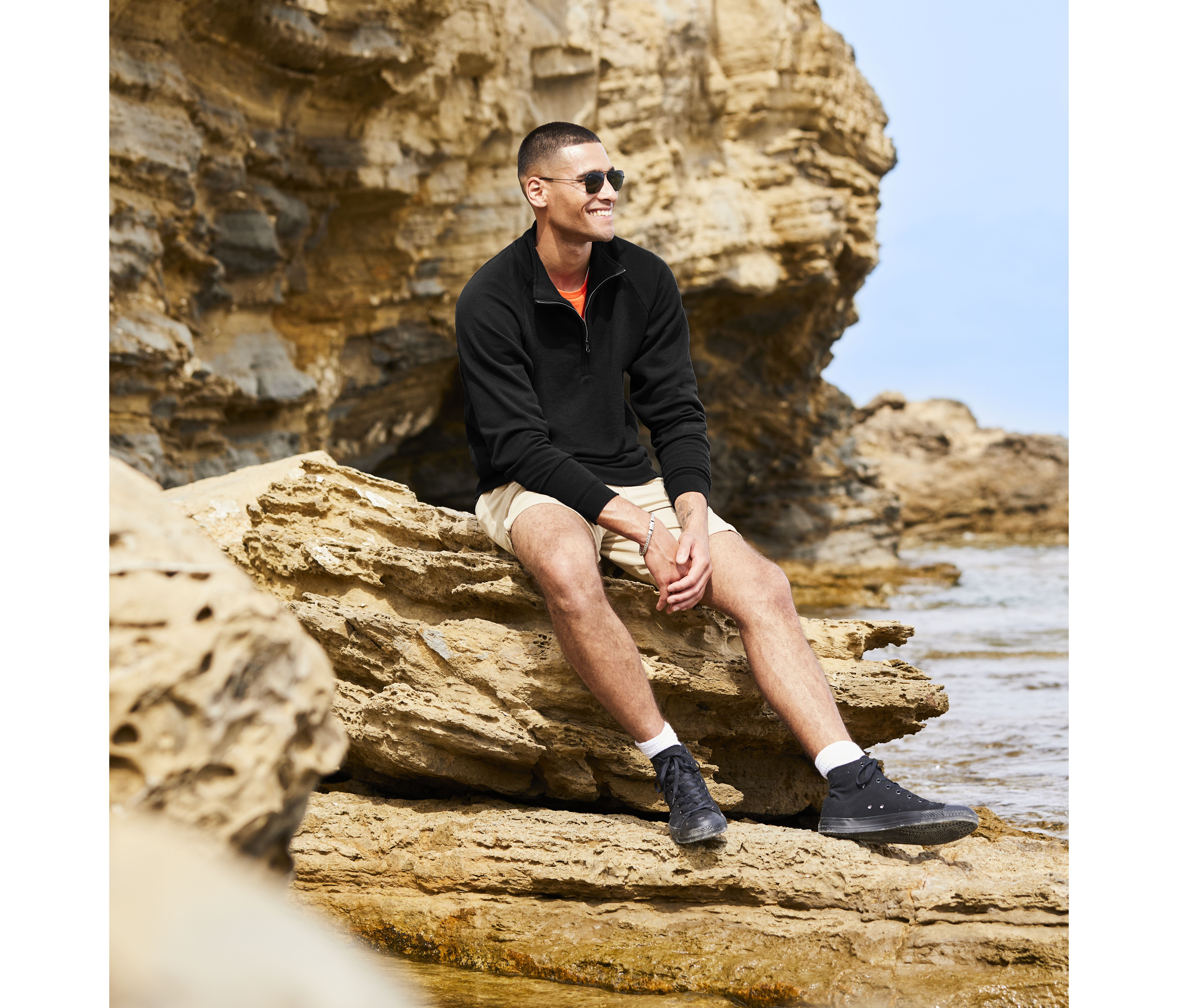 CLASSIC ZIP NECK SWEAT