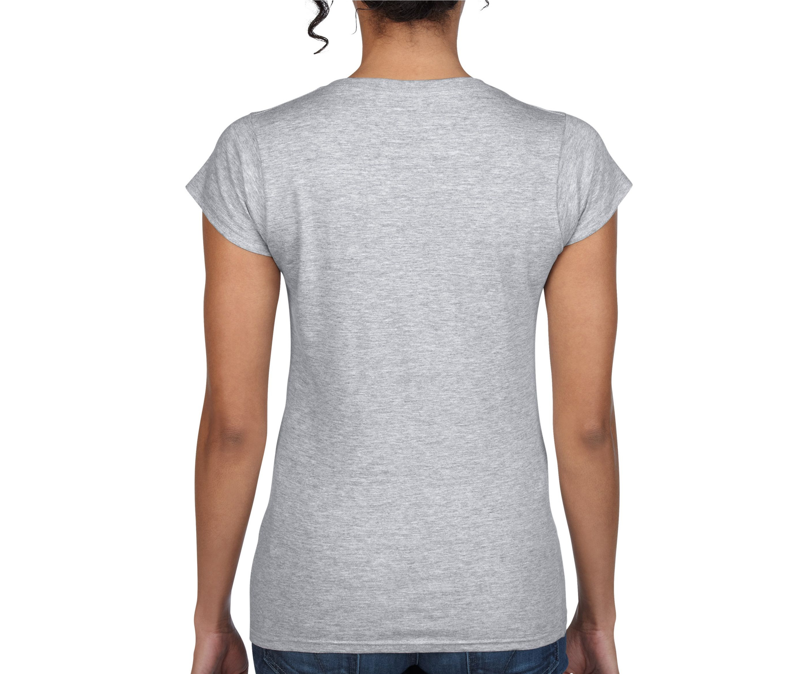 SOFTSTYLE LADIES' V-NECK T-SHIRT