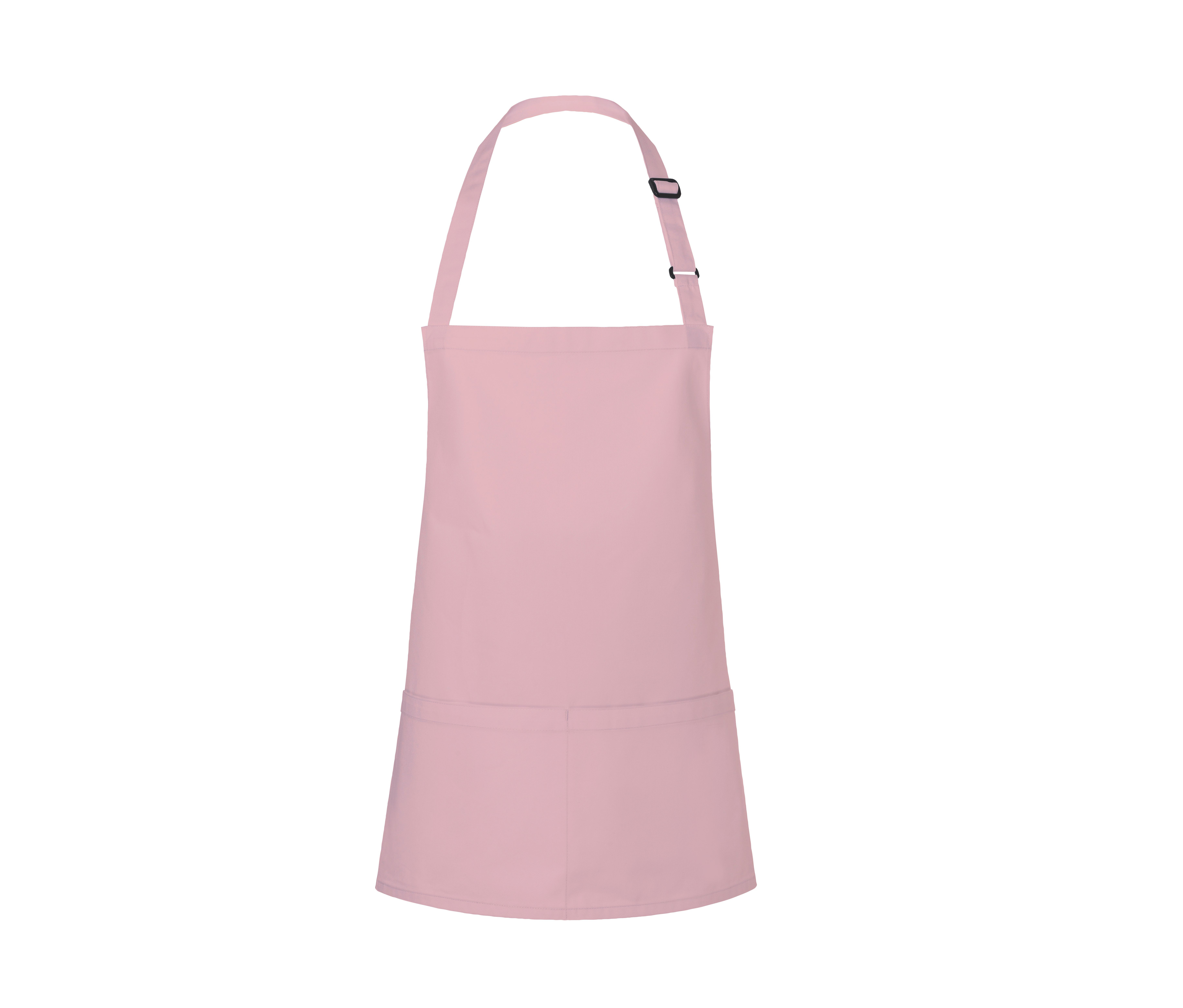 SHORT BIB APRON BASIC WITH BUCKLE AND POCKET