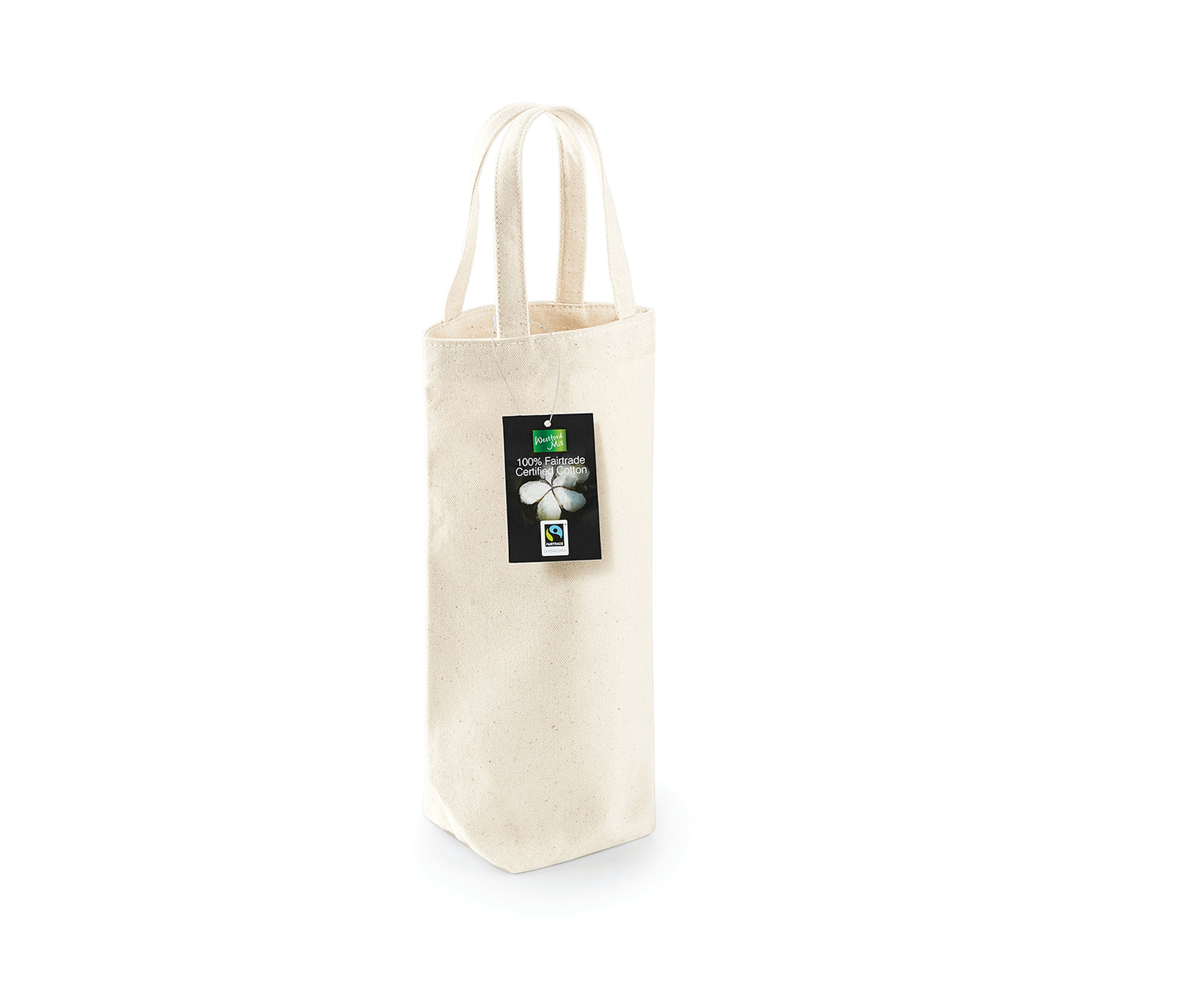 FAIRTRADE COTTON BOTTLE BAG