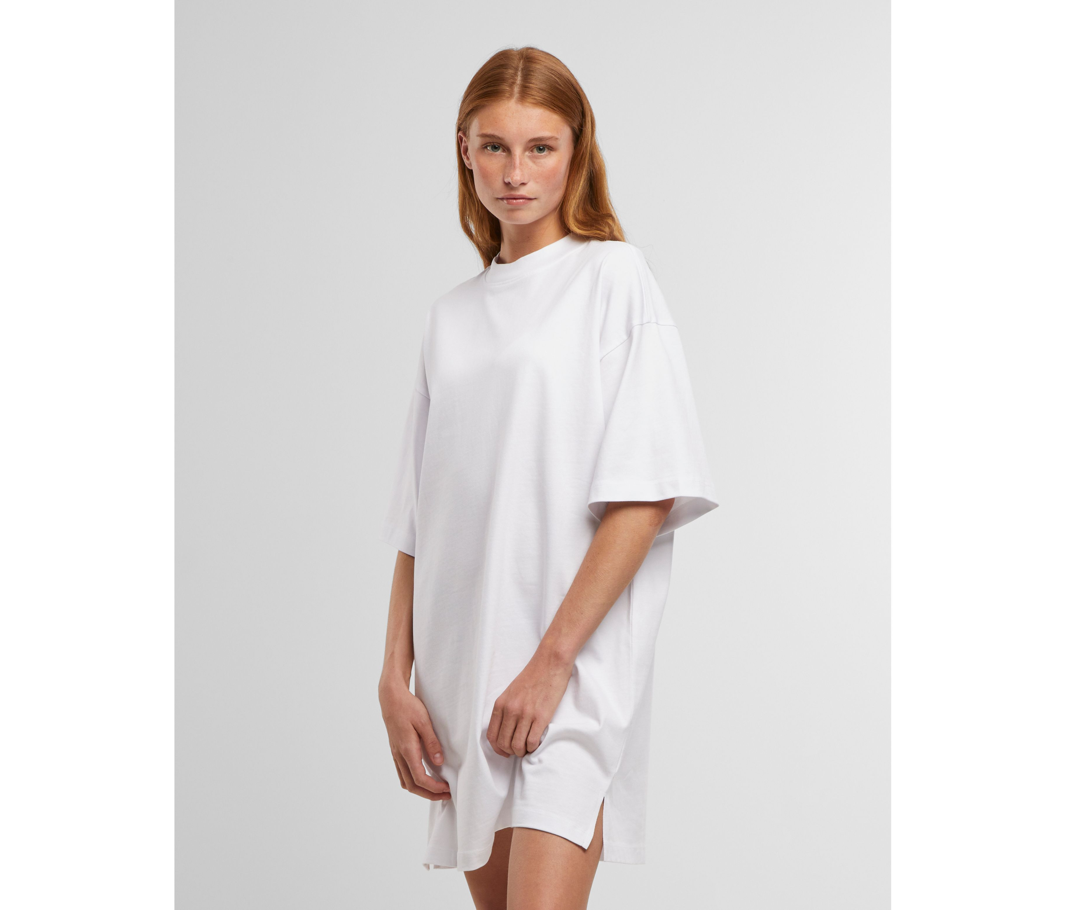 LADIES HEAVY OVERSIZED TEE DRESS