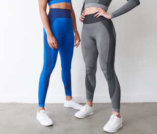 LADIES' SEAMLESS PANELLED LEGGING