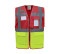 HI-VIS TOP COOL RECYCLED OPEN MESH EXECUTIVE WAISTCOAT