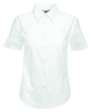 LADIES SHORT SLEEVE OXFORD SHIRT